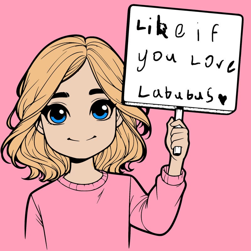 realistic girl holding up a sign