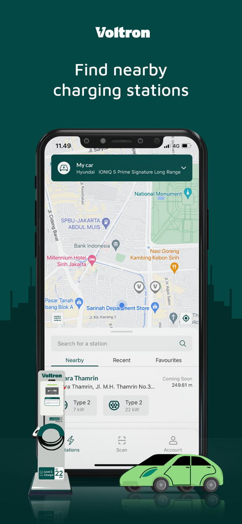 Voltron Indonesia EV Charging - Lifestyle App | MWM