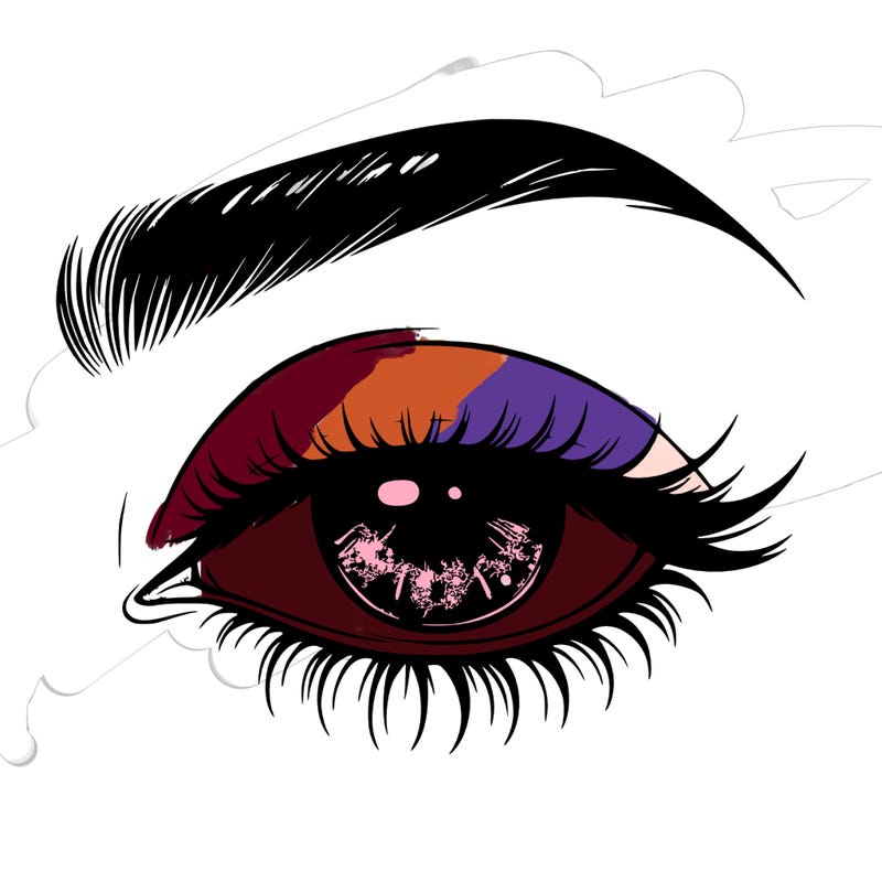 eye closed realistic