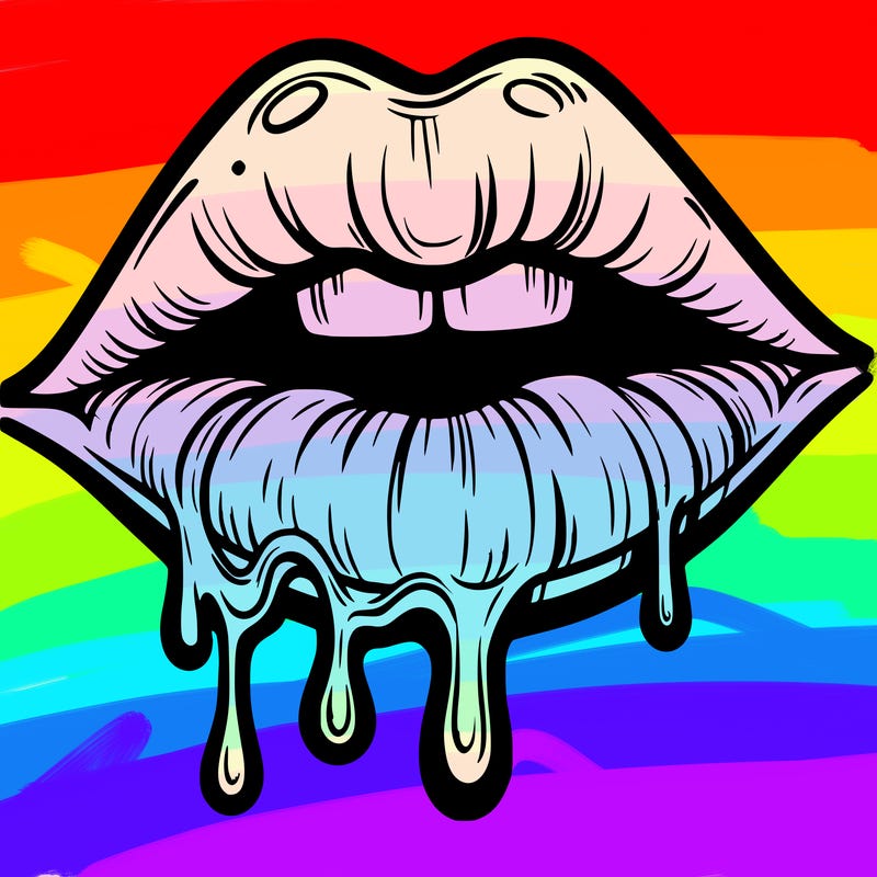 lips that look realistic and drip