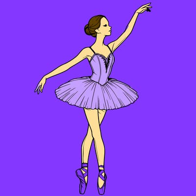 realistic ballerina