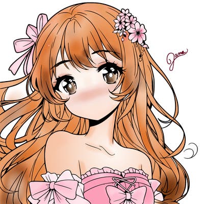 beautiful anime girl