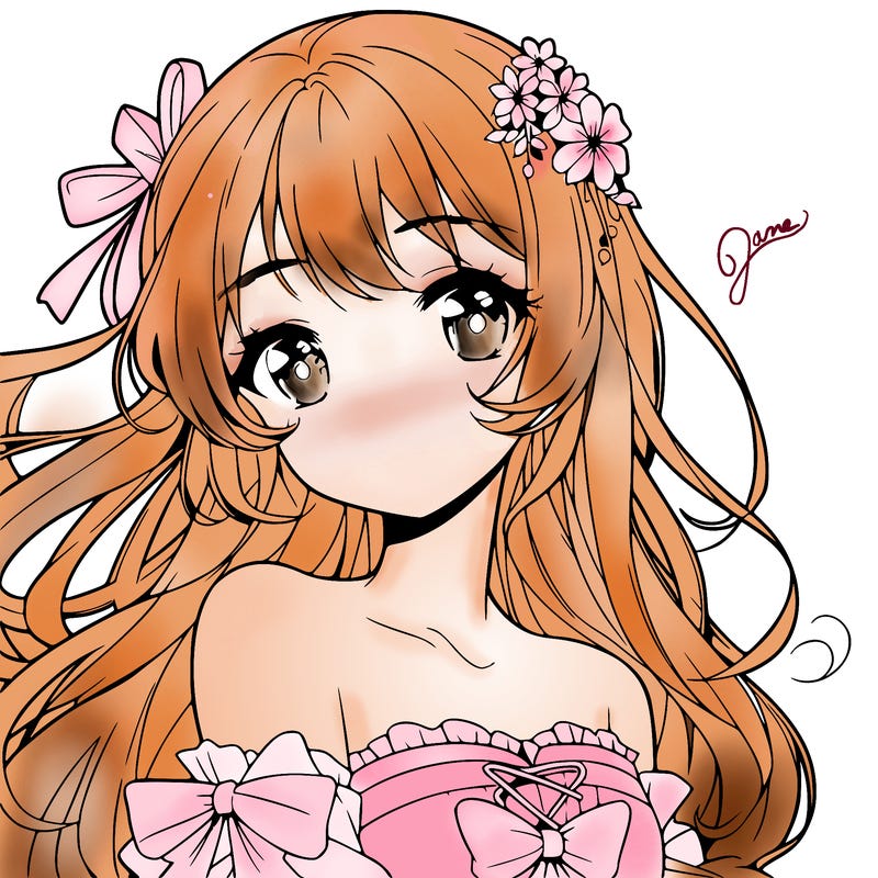 beautiful anime girl