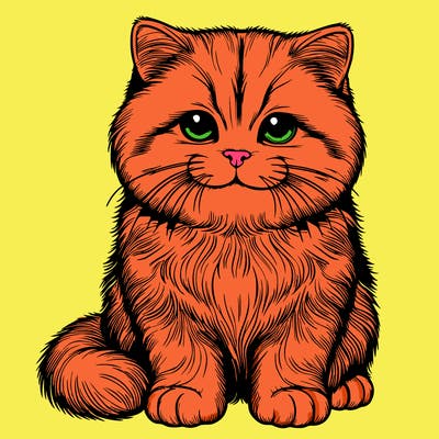 realistic cat