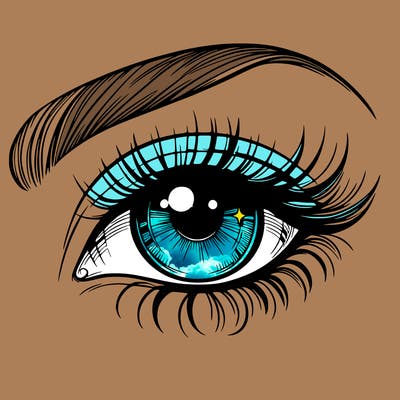 a beautiful eye