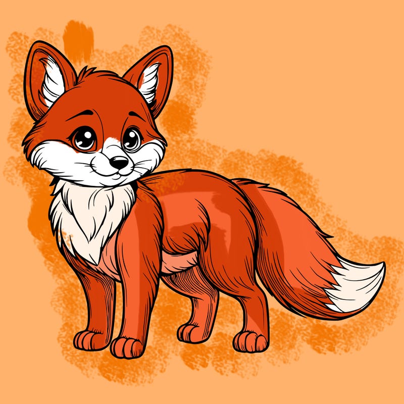 realistic fox