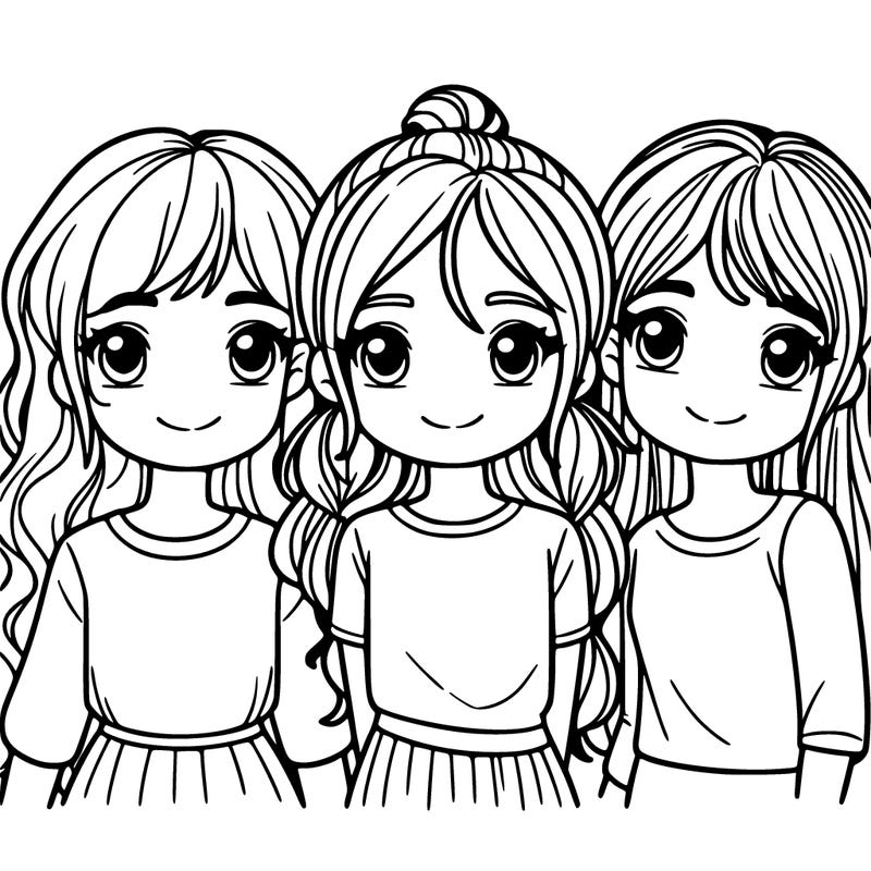3 girls