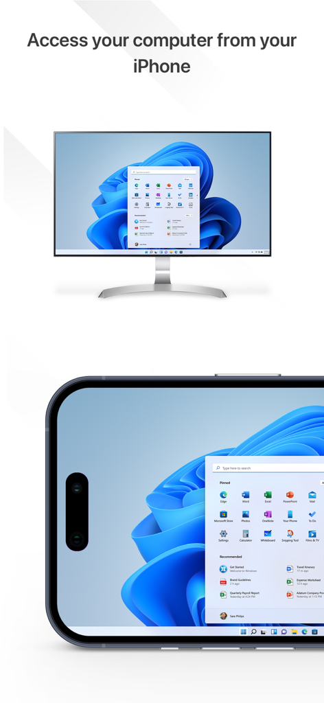 Splashtop Business - Remote desktop access to a computer from an iPhone using Splashtop Business
