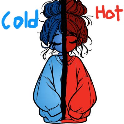 girl with baggy sweatshirt and messy bun