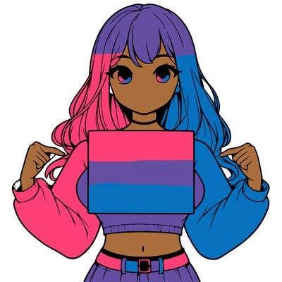 girl holding a blank sign in a long sleeve crop top