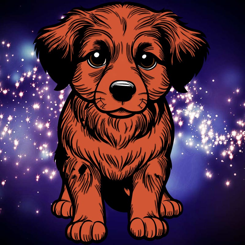 realistic dog