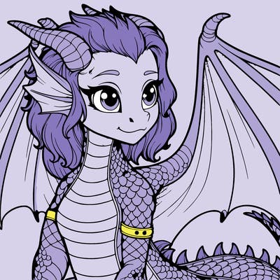 realistic dragon girl