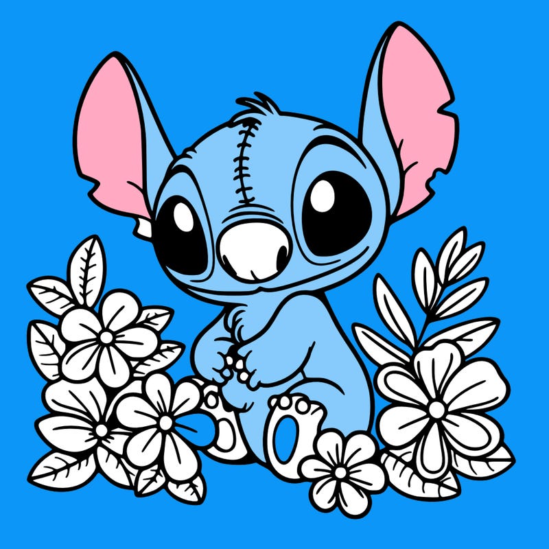 stich and flowers