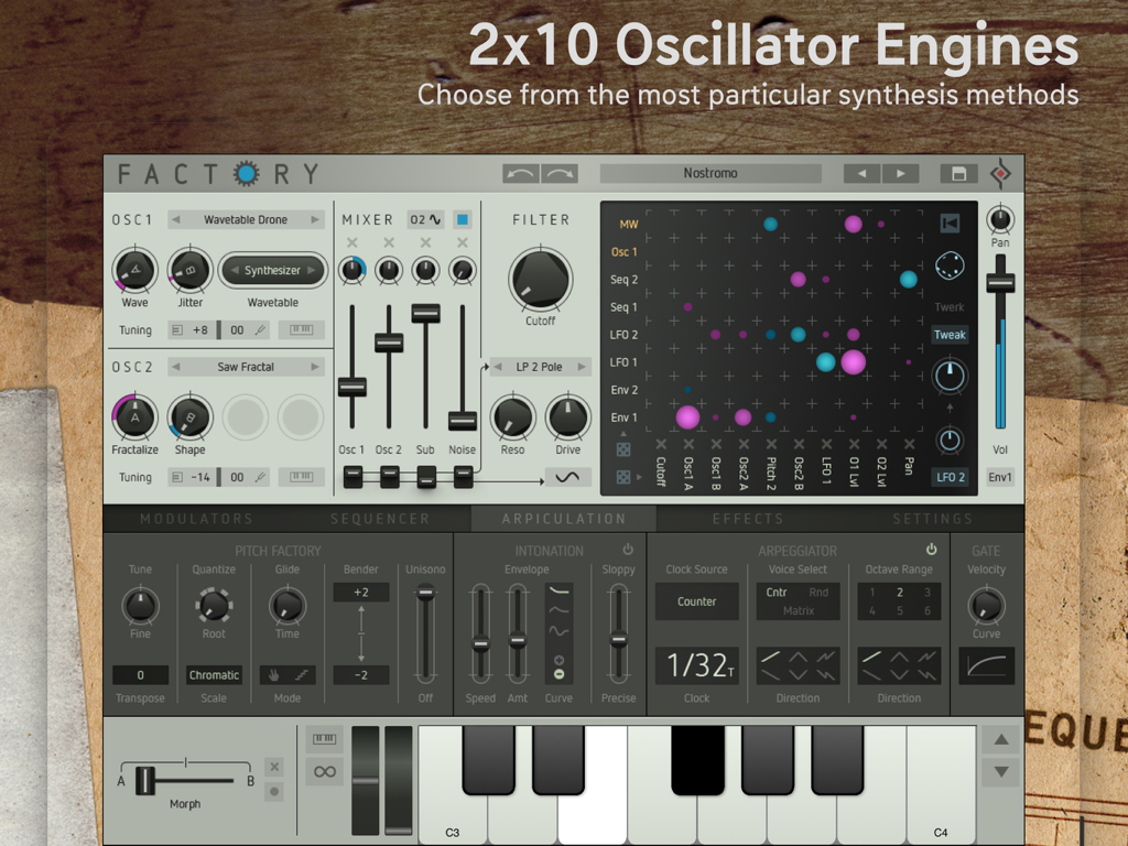 Factory - Modular Synthesizer - Music App | MWM