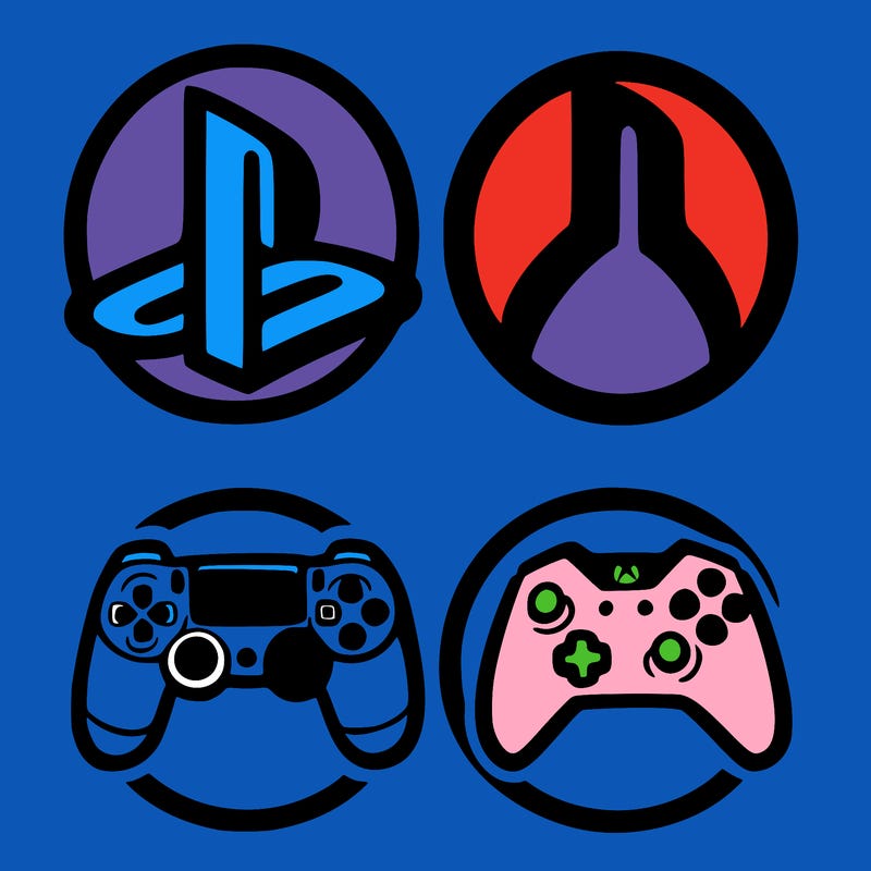 playstation and xbox logo