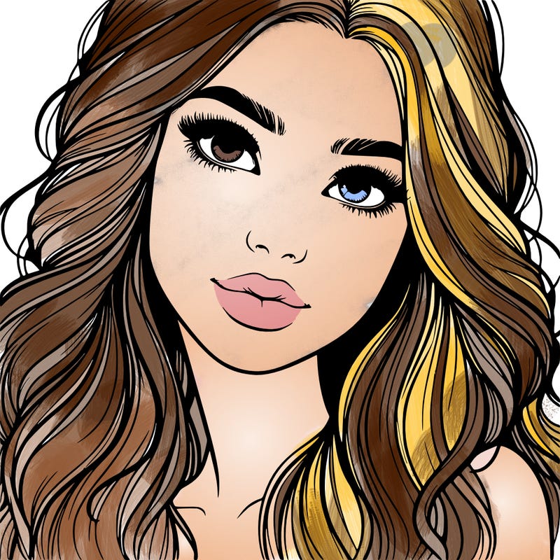 beautiful realistic girl