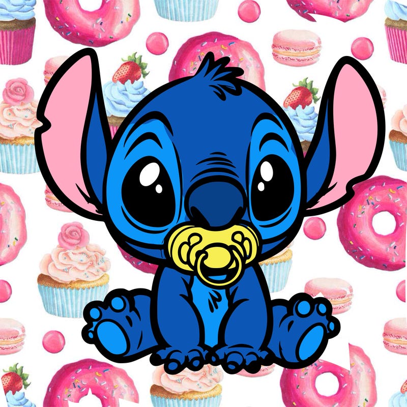 baby stitch with pacifier