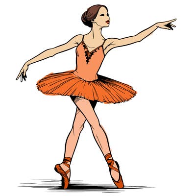 ballet dancer realistic