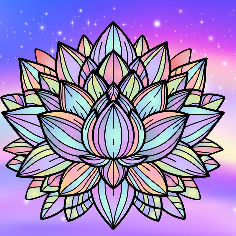 lotus flower mandala