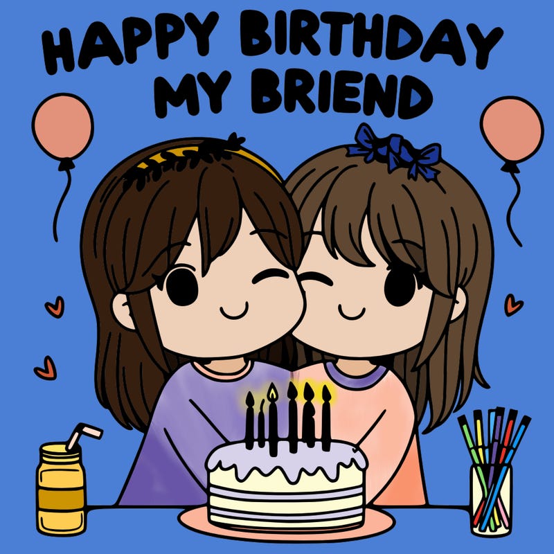 happy birthday to my best friend