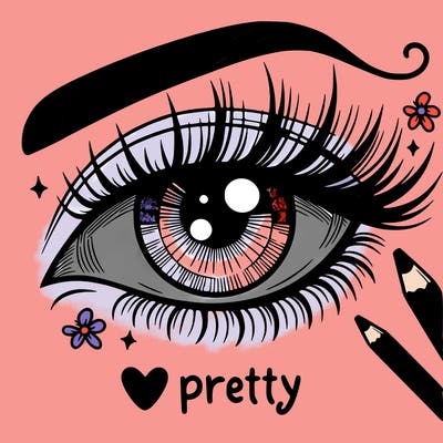 pretty eye
