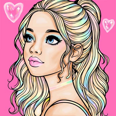 beautiful realistic girl