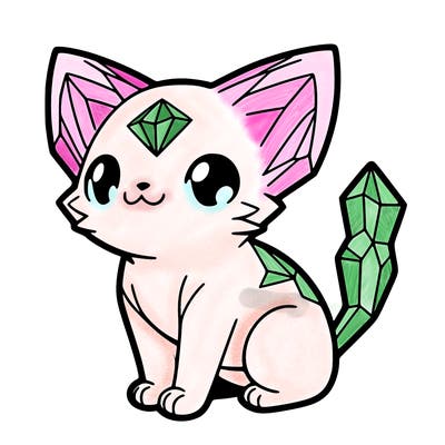 crystal kitten