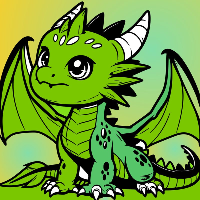 fierce baby night dragon