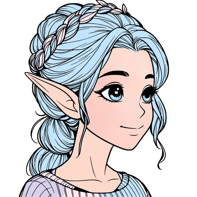 realistic girl elf