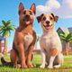 Virtual Dog Care Animal Games