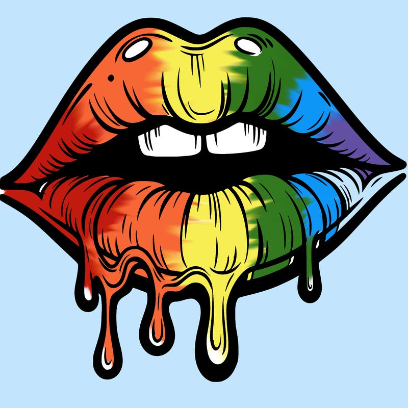 lips that look realistic and drip