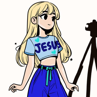 girl in a cute crop top