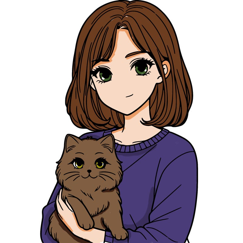 woman holding a cat