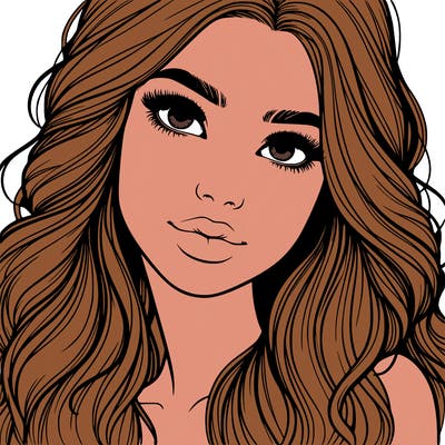 beautiful realistic girl