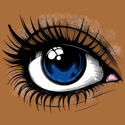 realistic eye