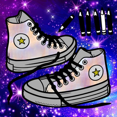 make converse high top shoes