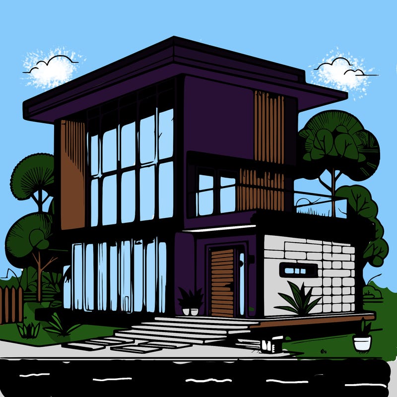 modern house easy