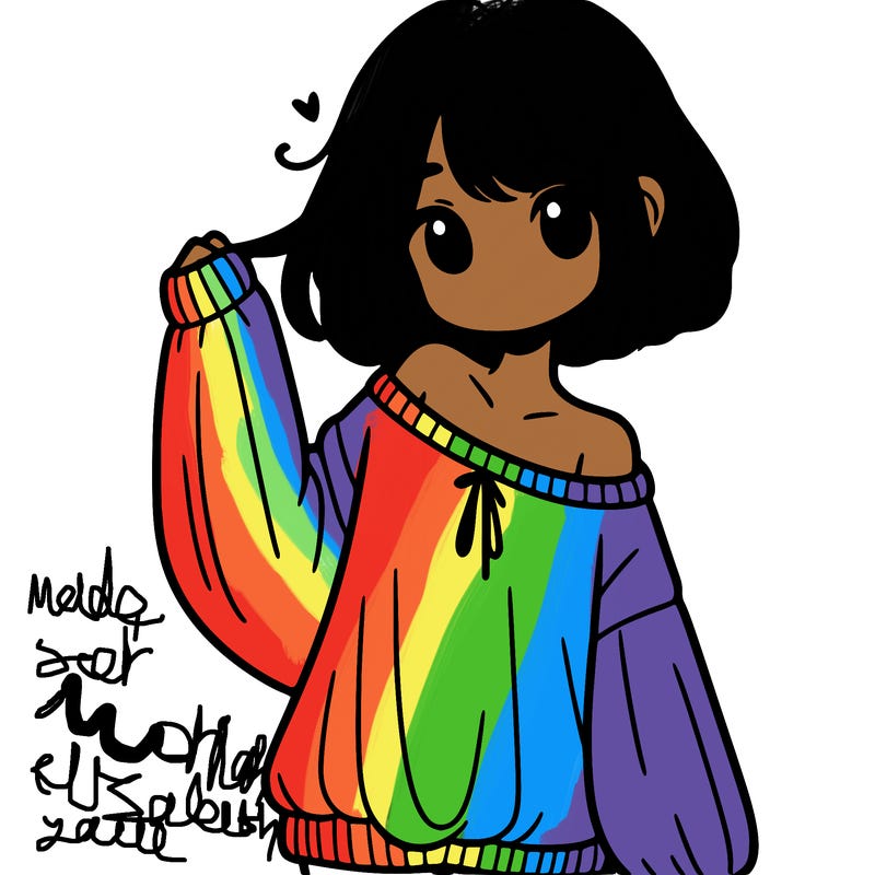 girl in baggy sweater hanging off her shoulder