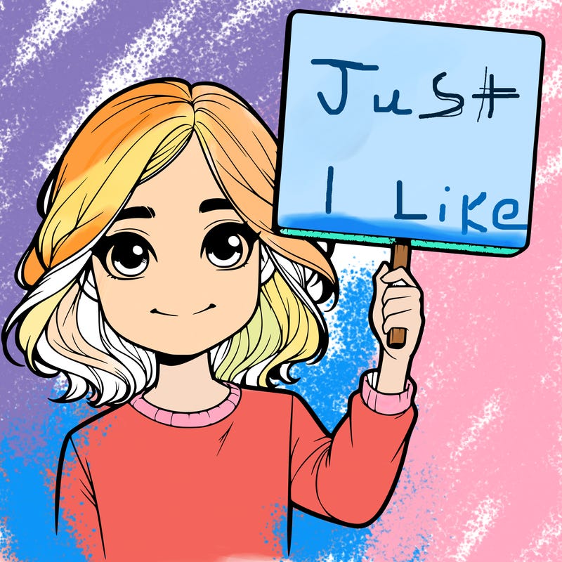 realistic girl holding up a sign