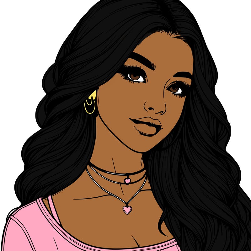 detailed realistic girl