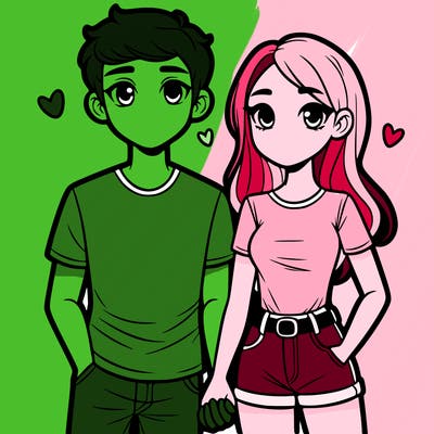 boyfriend and girlfriend