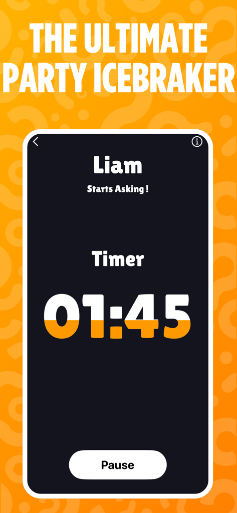 Mobile game screen showing a countdown timer for the CapIt Impostor social deduction party game