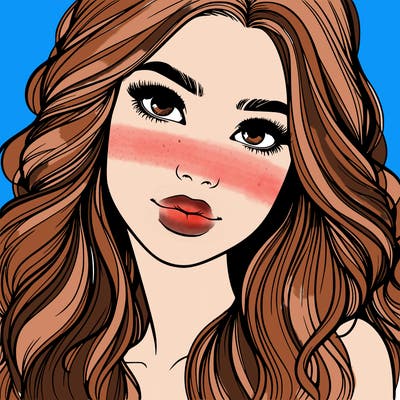 beautiful realistic girl