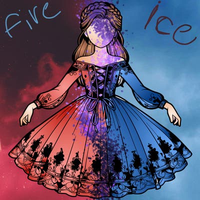 realistic girl with detailed dress