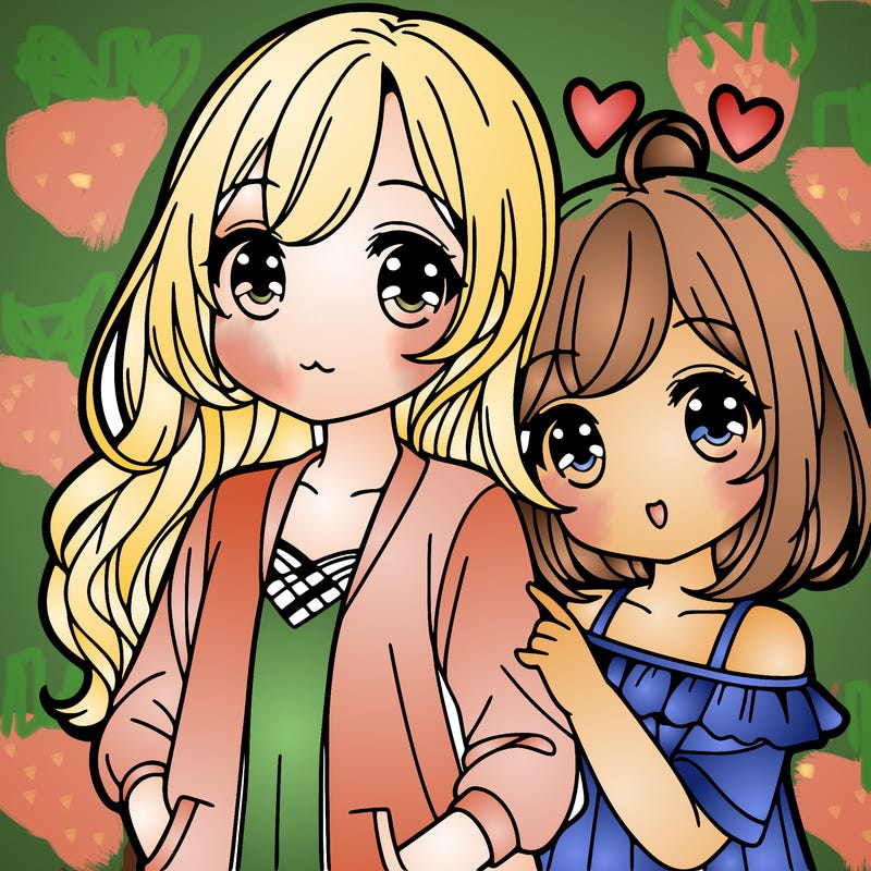 a girl with a girl