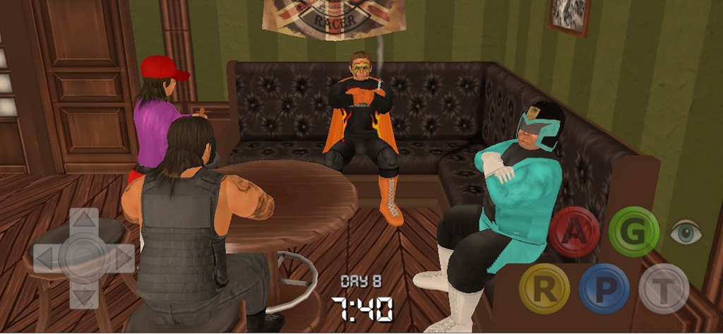 Infinite Lives - Superhéroes y villanos reuniéndose en un bar en el juego Infinite Lives.