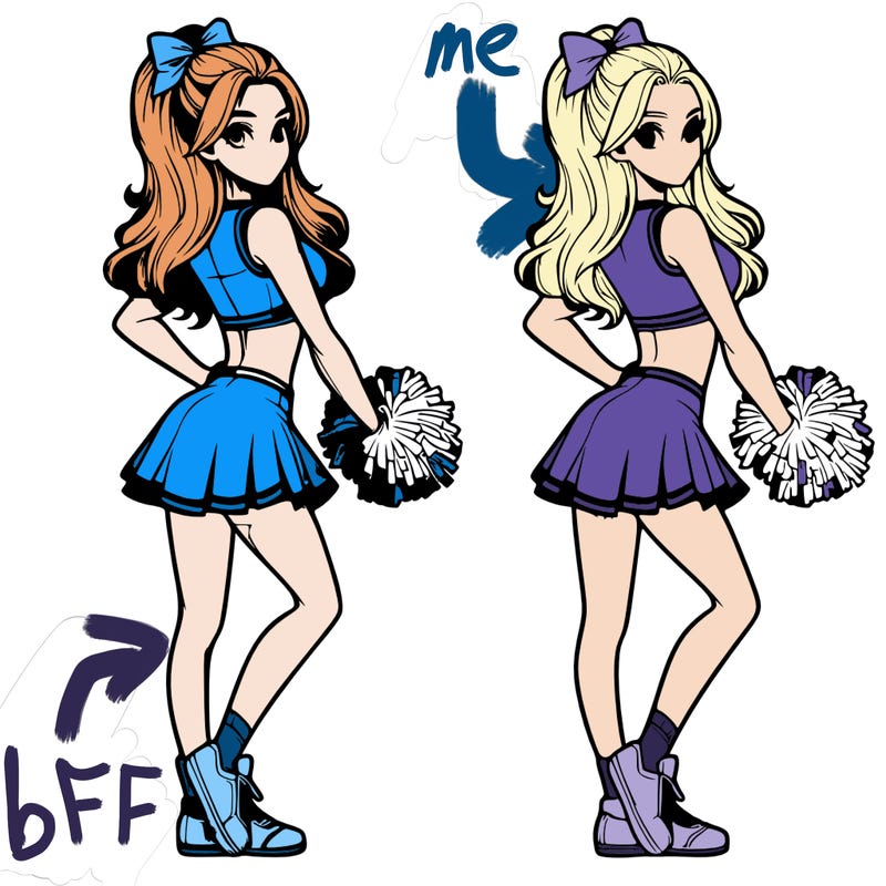 realistic cheerleader