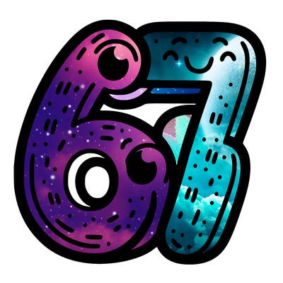 the number 67