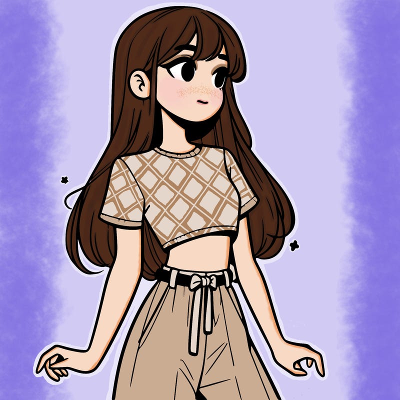 girl in a cute crop top