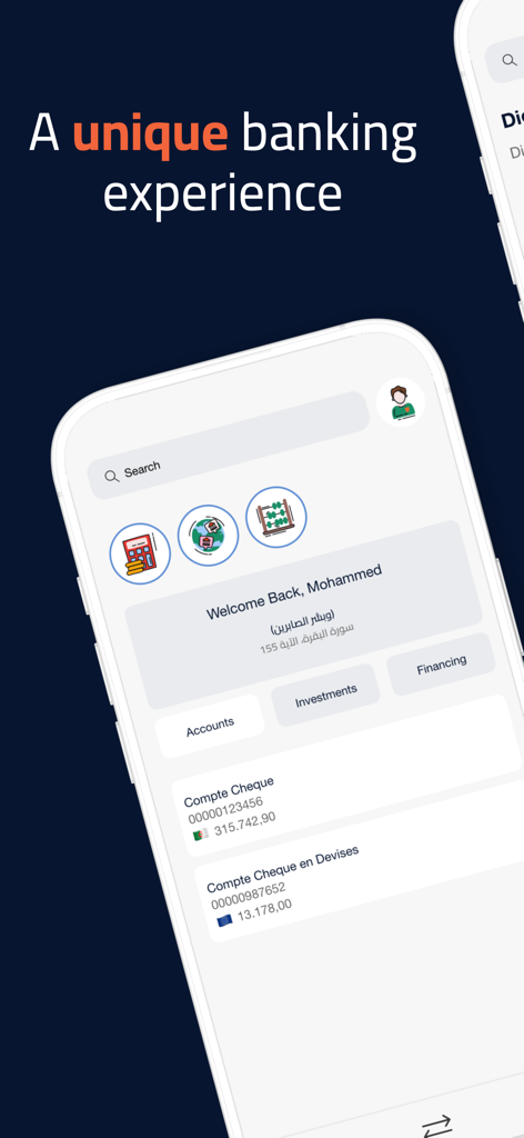 MySalam+ - MySalam plus mobile banking app dashboard showing account balances and financial management tools